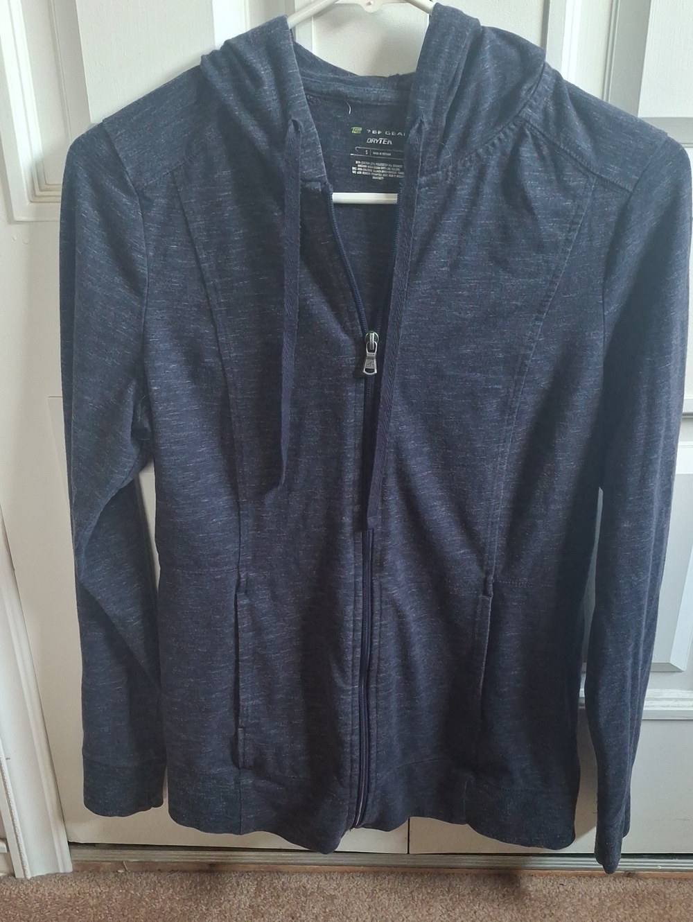 tek gear Navy Heather Full-Zip Hooded Jacket